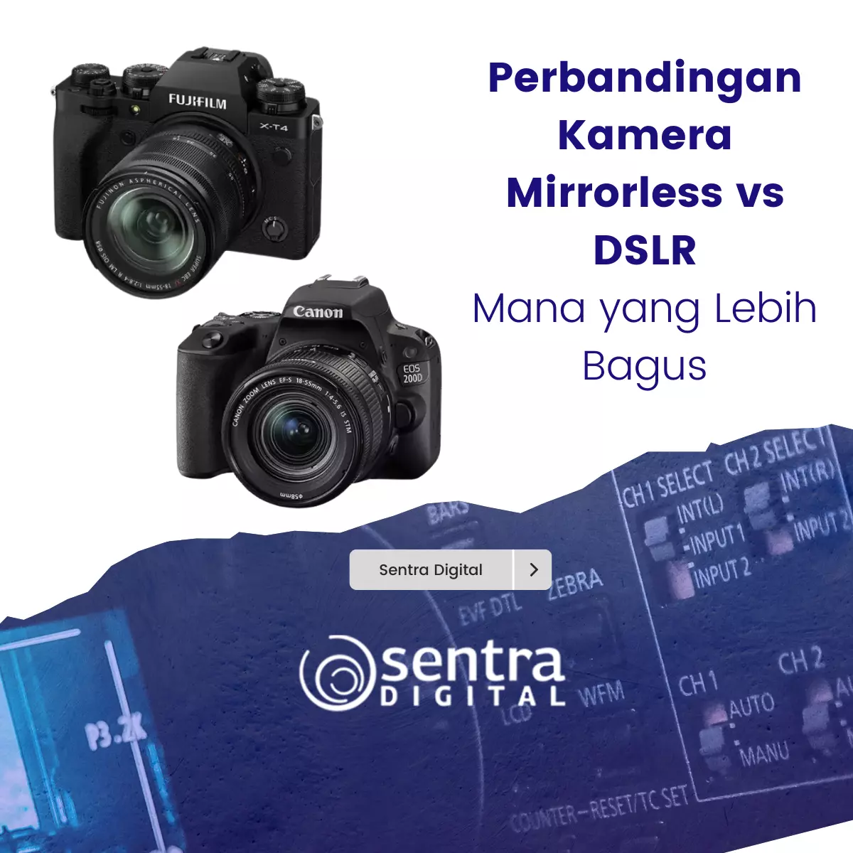Kamera Mirrorless vs. DSLR: Pertarungan Teknologi di Dunia Fotografi